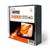 DVD+R Disc Mirex 4.7Gb 16x <уп. 5 шт> <202479>