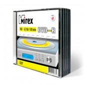 DVD-R Disc Mirex 4.7Gb 16x <уп. 5 шт> <202387>