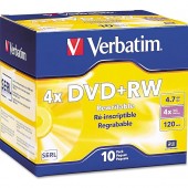 DVD-RW Disc Verbatim 4.7Gb 4x <уп. 5 шт> <43563>