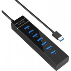 KS-is <KS-569> 7-port Hub, 1xUSB3.0+6xUSB2.0 + БП