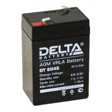 Аккумулятор Delta DT 6045 (6V, 4.5Ah) для слаботочных систем