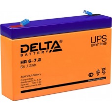 Аккумулятор Delta HR 6-7.2 (6V, 7.2Ah) для UPS