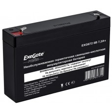Аккумулятор Exegate EXG672/GP672 (6V, 7.2Ah) для UPS <EP234536RUS>