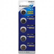 Pleomax <CR1620-5BL> (Li, 3V) <уп. 5 шт>
