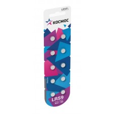 Космос LR59-10 (AG2/196, alkaline, 1.5V) <уп. 10 шт>