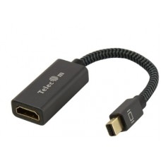 Telecom <TA565> Кабель-адаптер 4K miniDP(M) -> HDMI(F) 0.15м