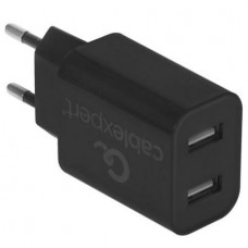 Cablexpert <MP3A-PC-36> Зарядное устройство USB (Вых. DC5V, 12W, 2xUSB, кабель Lightning)