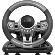 Руль Defender Forsage (Vibration, рулевое колесо, педали, рычаг КПП, 8поз.перекл.,12кн., USB) <64367>