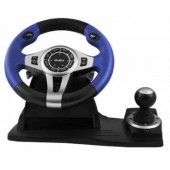 Руль SVEN GC-W600 <Black> (Vibration, рулевое колесо, педали, рычаг КПП, 14кн, USB)