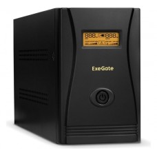 UPS 1600VA Exegate SpecialPro Smart <LLB-1600> <EP285509RUS> LCD, защита телефонной линии/RJ45, USB