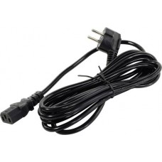 5bites <PC207-50C> Кабель компьютер - розетка 220V 5м Европейский стандарт, Г-образный
