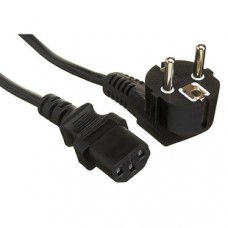 ExeGate PC-1.8S <ES280999RUS> Кабель компьютер - розетка 220V 1.8м Европейский стандарт, Г-образный