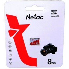 Netac <NT02P500ECO-008G-S> microSDHC Memory Card 8Gb UHS-I U1 Class10