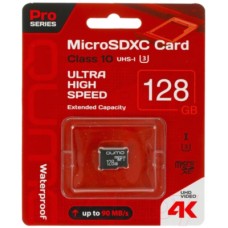 Qumo <QM128GMICSDXC10U3NA> microSDXC 128Gb Class10 UHS-I U3