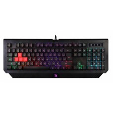 Клавиатура Bloody B120N Black <USB> 104КЛ, подсветка клавиш