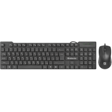 Defender York <C-777> Black (Кл-ра,USB+Мышь 3кн,Roll,Optical,USB) <45779>