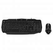 SVEN GS-9100 Black (Кл-ра,104КЛ USB+Мышь 4кн,Roll,USB)