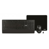 SVEN KB-C3800W <Black> (Кл-ра, М/Мед, USB, FM+Мышь 6кн, Roll, FM)