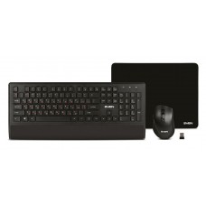 SVEN KB-C3800W <Black> (Кл-ра, М/Мед, USB, FM+Мышь 6кн, Roll, FM)