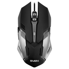 SVEN Gaming Optical Mouse <RX-G740 Black> (RTL) USB 6btn+Roll