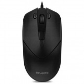 SVEN Optical Mouse <RX-95 Black> (RTL) USB 6btn+Roll