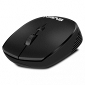 SVEN Wireless Optical Mouse <RX-210W Black> (RTL) USB 4btn+Roll