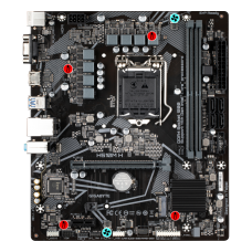 MB Gigabyte H510M H V2 Soc-1200 (H470) PCI-Ex16 PCI-Ex1 COM Ultra M.2 2xDDR4 3200Mhz VGA+HDMI mATX RTL