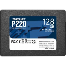 SSD 2.5" SATA-III Patriot 128Gb P220 (P220S128G25) 550/480 MBps