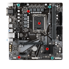 Материнская плата GigaByte H610M K DDR4, LGA1700, mATX