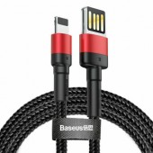 Baseus Cafule Cable (special edition) USB For iP 2.4A 1m Red+Black (CALKLF-G91)