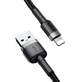 Baseus Cafule Cable USB For iP 2A 3m Gray+Black (CALKLF-RG1)