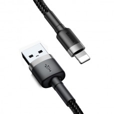 Baseus Cafule Cable USB For iP 2A 3m Gray+Black (CALKLF-RG1)