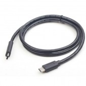 Кабель USB 2.0 Type C -> Type C, ExeGate EX-CCP-USBC-CMCM-0.3M EX294780RUS, 60W 3А 0,3м Black