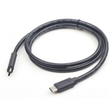 Кабель USB 2.0 Type C -> Type C, ExeGate EX-CCP-USBC-CMCM-0.3M EX294780RUS, 60W 3А 0,3м Black