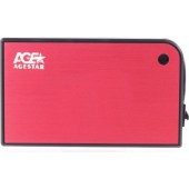 HDD case 2.5" Agestar 3UB2A14 (SATA, USB 3.0) Red