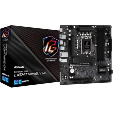MB ASRock B760M PG LIGHTNING Soc-1700 (B760) 2xPCI-Ex16 3xM.2+M.2(WI-FI) 2.5GbE LAN RAID 0/1/5/10 4xDDR5 7200MHz+ HDMI+DP mATX RTL