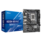 MB ASRock H610M-HDV/M.2 R2.0 Soc-1700 (H610) PCI-Ex16 PCI-Ex1 M.2 2xDDR4 3200MHz VGA+DP+HDMI mATX RTL