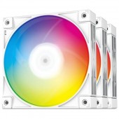 Вентилятор 120mm ID-Cooling XF-120-ARGB-W WHITE 120x120x25мм (4Pin PWM, ARGB, 13,8-30,5дБ, 500-1500об/мин))
