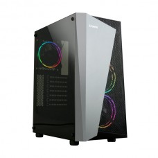 Корпус ATX Без БП Zalman S4 Plus (Боковое окно-акрил, 2xUSB 2.0, 1xUSB-A 3.2 5Гбит/с, 3x120mm ARGB FAN, HD Audio+Mic, VGA MAX 315mm, CPU MAX 160mm, пылевые фильтры) Black