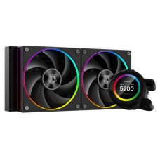 Система водяного охлаждения ID-Cooling SL240 / LGA2066/2011/1700/1200/1151/1150/1155/1156 AMD AM5/AM4 / 2*120mm FDB / Pump 2100RPM±10% / LCD Display / Black