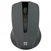 Мышь беспроводная Defender Accura MM-935 Grey (52936) USB (полноразмерная мышь для ПК, радио, сенсор оптический 1600 dpi, 3 кнопки, колесо с нажатием, цвет черный/серый)