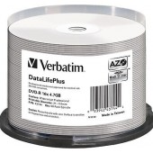 DVD-R Disc Verbatim 4.7Gb 16x <уп. 50 шт> на шпинделе, printable <43744>