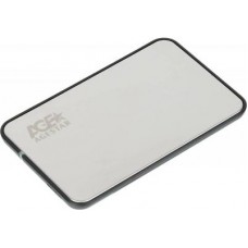 AgeStar <3UB2A8S(J)-(6G) Silver>(Внешний бокс для 2.5" SATA HDD, USB3.0)