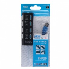 Smartbuy <SBHA-7304-B> 4-port USB3.0 Hub с выключателями