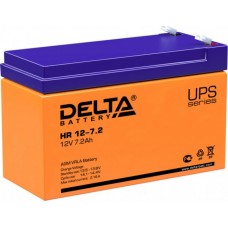 Аккумулятор Delta HR 12-7.2 (12V, 7.2Ah) для UPS