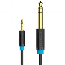 Vention <BABBF> Кабель- переходник Jack6.3-M -> Jack3.5-M 1м