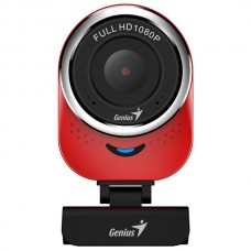 Genius QCam 6000 Red (USB2.0, 1920x1080, с микрофоном) <32200002408>