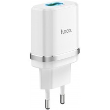 Hoco <C12Q White> Зарядное устройство USB (Вых.DC5V/9V/12V, USB, быстрая зарядка)