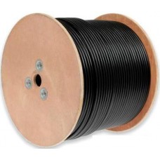 Кабель FTP 4 пары кат.5e <катушка 305м> 5bites <FS5505-305CPE-M>для внешней прокладки, с тросом