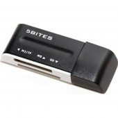 5bites <RE(2)-102BK> USB2.0 MMC/SDHC/microSD/MS(/PRO/Duo/M2) Card Reader/Writer